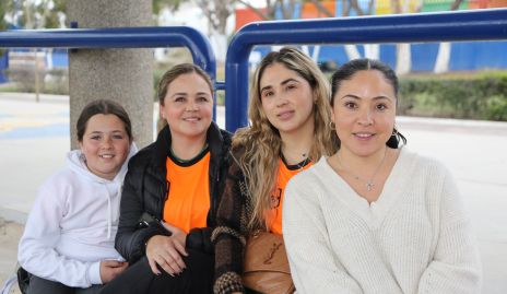  Isabel Franco, Alejandra, Fernanda y Martha Gutiérrez.