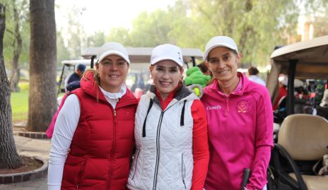  Silvia Garza, Adriana Jiménez y Gris Reynoso.