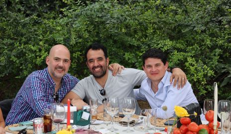  Alejandro García, Mauricio Romo y Víctor Paulín.
