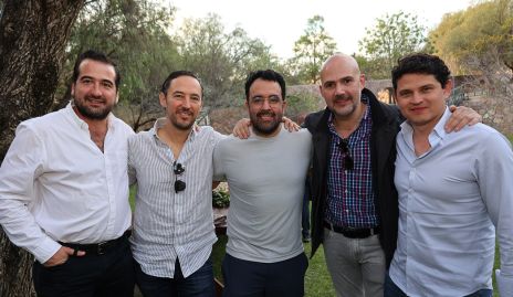  Luis José Guerra, Julián Ramírez, Mauricio Romo, Alejandro García y Víctor Paulín.