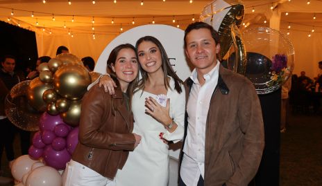  María Meade, Sofía Hernández y Franco Safont.