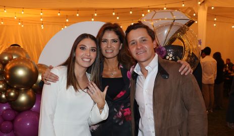  Sofía Hernández, María Aurelia Zermeño y Franco Safont.
