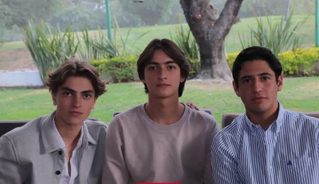  Carlos Hinojosa, Sebastián Veliz y Marcelo Silva.