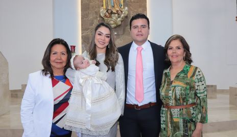  Lupita Olvera, María Gallardo, Paulina Rodríguez, Carlos Gallardo y Lucy Olvera.