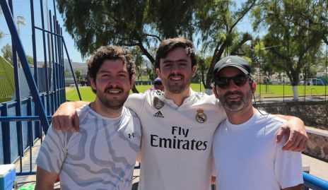  Dago Castillo, Rodrigo Abud y Joaquín Olmos.