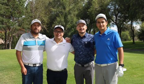  Hiram Morales, Luis Barrón, Horacio Lizaola y Alberto Díaz de León.
