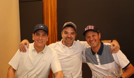  José de la Mora, Arnoldo y Ebert Adame.