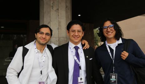  Ángel Ramírez, Josué González y Yael Hernández.