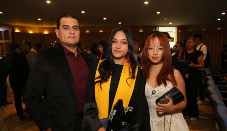  Miguel Ángel Araujo, Aidé Araujo y América Artaujo.