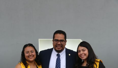 Giselle Méndez, Eduardo Ramírez y Jimena Puente.