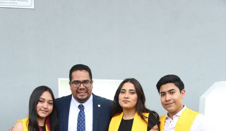  Aidé Araujo, Eduardo Ramírez, Michelle Hernández y Amner Zúñiga.