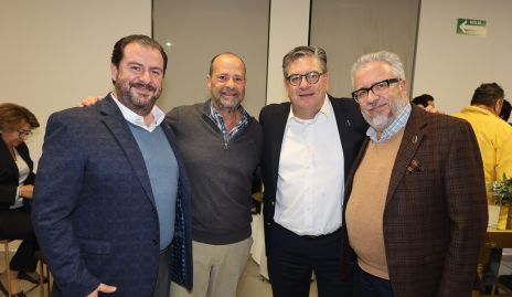  Rodolfo Grande, Renato Valle, Jacobo Payán y Jorge Chessal.
