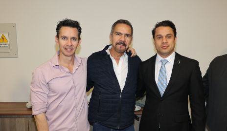 Gabriel Julián, Miguel Ángel García y Miguel Caballero.