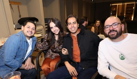 Héctor Padrón, Sara Aldasoro, Rodrigo González y Andrés Domínguez.