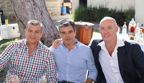  Luis Arturo Estrada, Poncho Ortiz y Paco Artolózaga.
