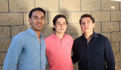  Jaime Rosales, Santiago Rodríguez y Santiago Perafán.