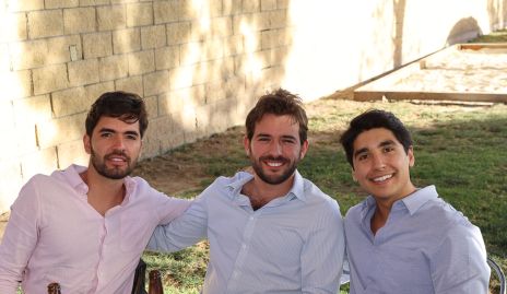  Juan Pablo Quintero, Roberto y Miguel Tobías.