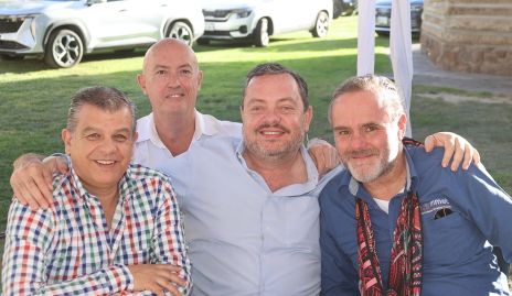  Luis Arturo Estrada, Paco Artolózaga, Ramón Meade y Gunnar Mebius.