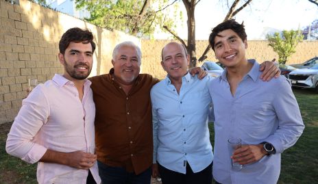  Juan Pablo Quintero, Guillermo Báez, Roberto y Miguel Tobías.