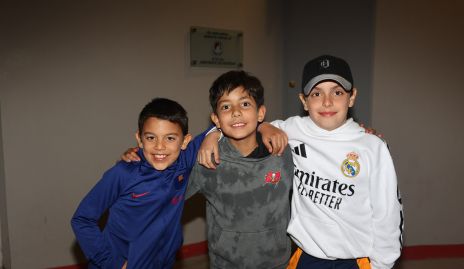  Pollo Feres, Sebastián Pechir y Andrés Medina.