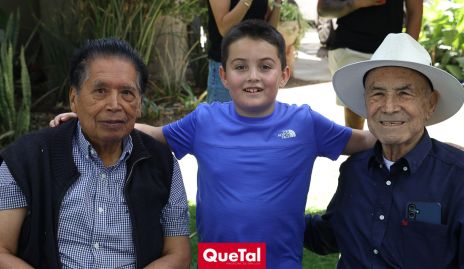  Francisco Ruiz, Santiago Pullet y Miguel Vera.
