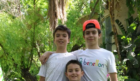  Diego, Alex y Santi.