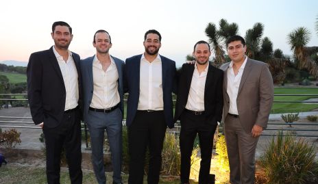  Polo Córdova, Alfredo Abud, Carlos Morales, Mauricio Cabrero y Norberto Limón.