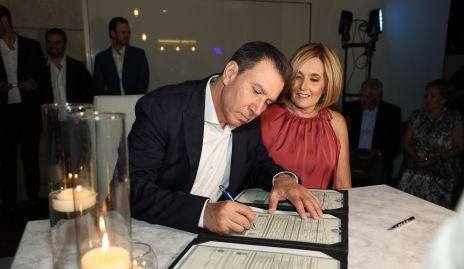  Federico Alcalde y Silvia Aguilar, papás de la novia.