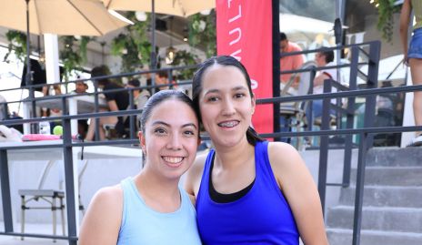  Fernanda Farfán y Daniela de la Peña.