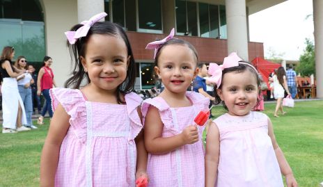  Victoria, Eugenia y Luciana.