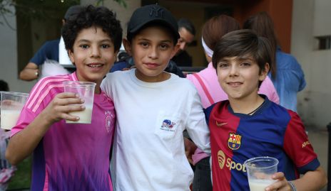  Miguel Ángel, Santiago y José Carlos.