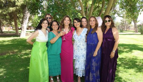  La mamá del novio con sus amigas, Ama Rosa Bravo, Adriana Valle, Paty Nava, Fina Alcocer, Norma Reyes, Pupsi Torre, Sofía Martí y Paulina Gordoa.
