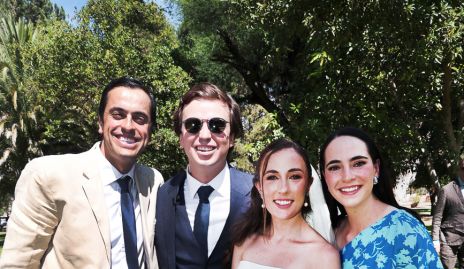  Omar Díaz, Francisco Villanueva, Celina Gallegos y Marcela Ortiz.