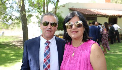 Beto Gómez y Cynthia Sánchez.