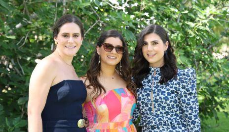  Alejandra Román, Mariana Cervera y Camila Villarreal.