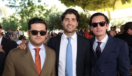  Marcelo González, Santiago Gómez y Sebastián Martínez.