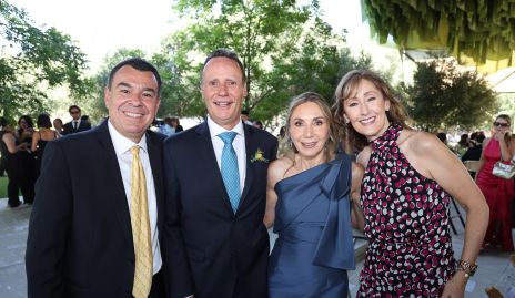  Pepe Escobedo, Alfredo Gallegos, Celina Conde y Déborah Díaz de Sandi.