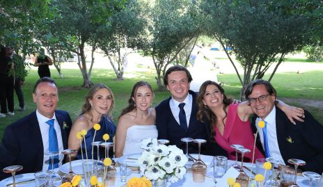  Alfredo Gallegos, Celina Conde, Celina Gallegos, Francisco Villanueva, Fina Alcocer y Manuel Torre.