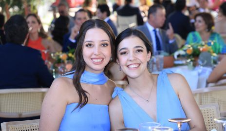  Sofía Villanueva y Julieta Contreras.