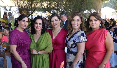  Lucero Motilla, Alma Méndez, Cristina Pérez, Ángeles Barba y Sara Berrones.