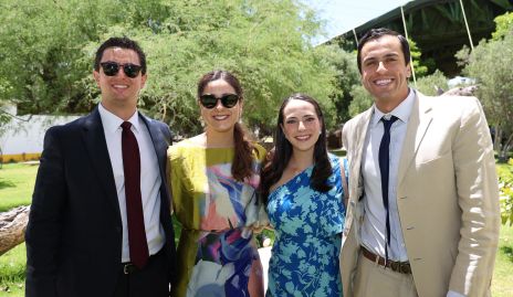  Eduardo García, Miriam Díaz Infante, Marcela Ortiz y Omar Díaz.