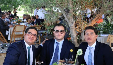  Alejandro Aguillón, Emiliano Portillo y Enrique Perafán.