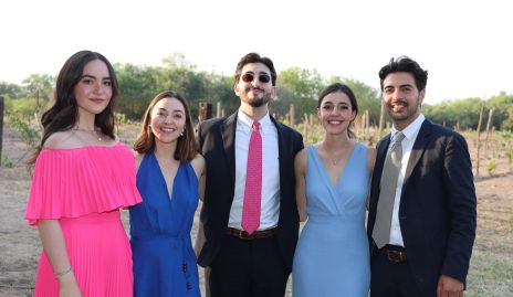  Mercedes Camargo, Jimena Contreras, Luis Contreras, Julieta Contreras y Rodrigo Espinosa.