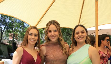  Mar del Valle, María Orozco y Alexa Mata.