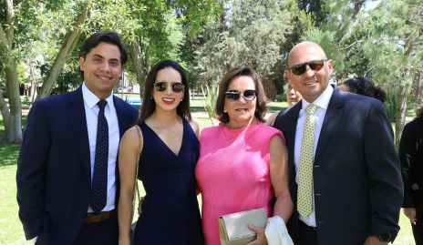  Mario Martell, Sandra Villalobos, Sandra Estúa y Alejandro Villalobos.