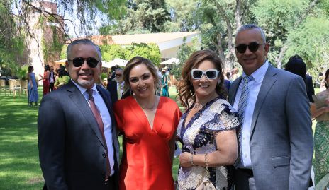  Mauricio Castañeda, Angélica Pardiñas, Ángeles Barba y Enrique Morales.
