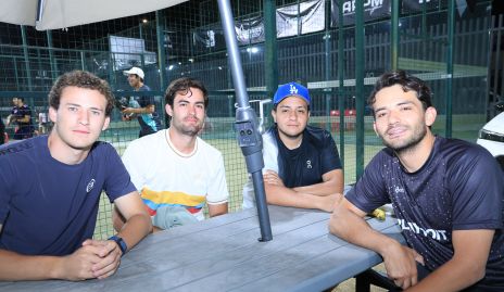  José Pablo Padilla, Álvaro Padilla, Alejandro Sosa y Luis Enrique Barrientos.