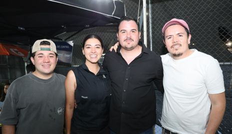 Diego Perezón, Leslie Ayala, Alejandro y Emilio Peña.
