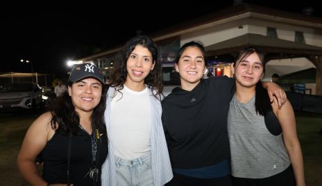  Gely Marmelo, Elizabeth Flores, Abi Casas y María José Montoya.