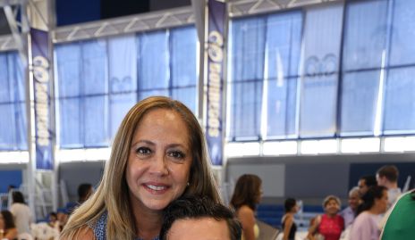  Humberto Morones Guerra con su mamá Cristina Guerra.